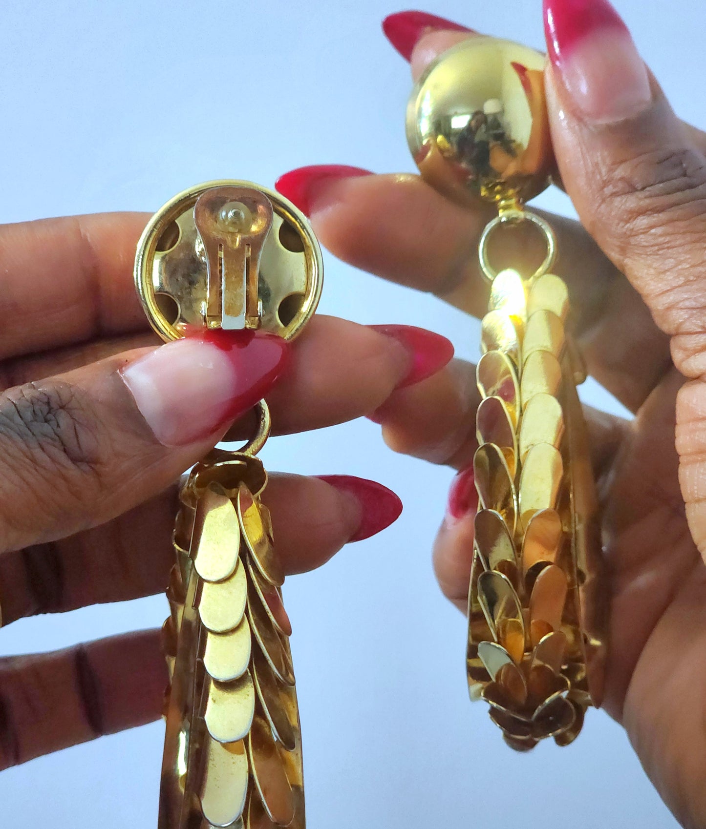 1980s Runway Couture Earrings