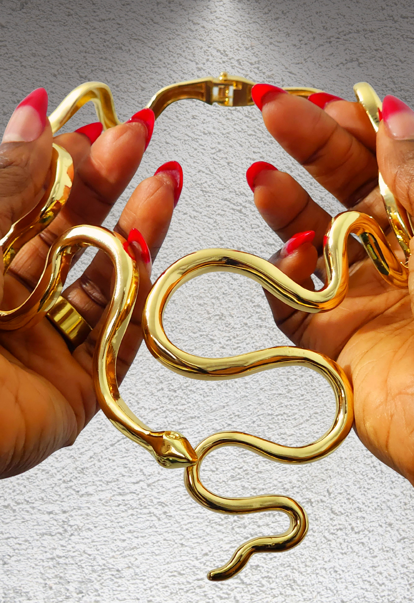 Vintage Snake Statement Necklace