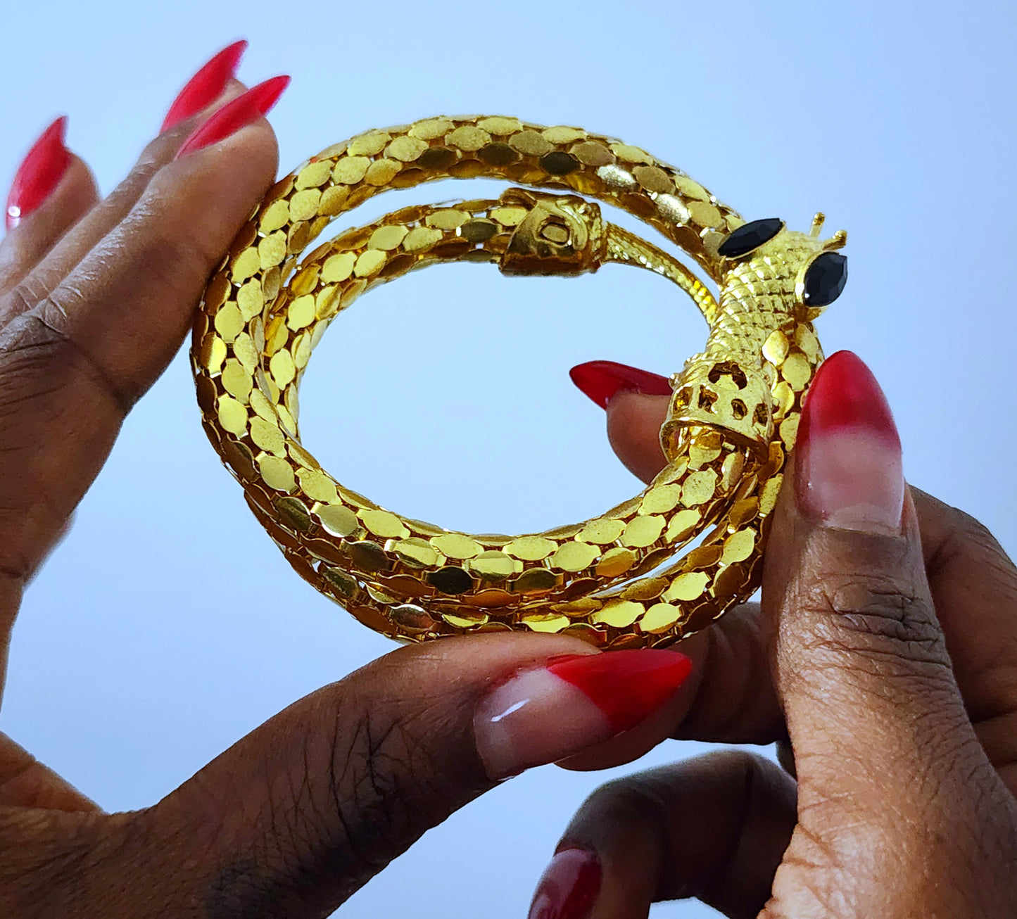 1980s Snake Wrap Bracelet