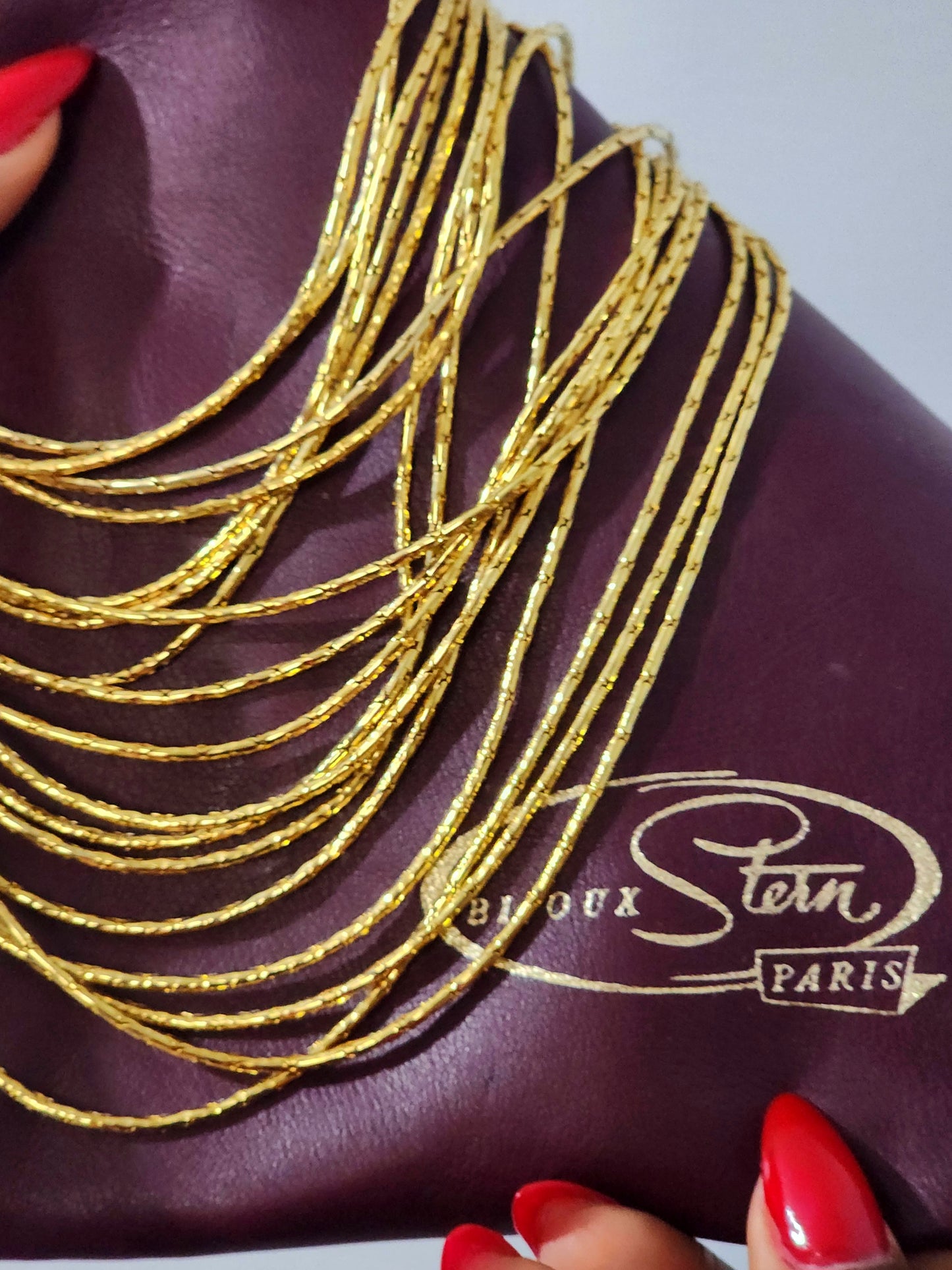 Vintage Paris Bijoux Stern Necklace