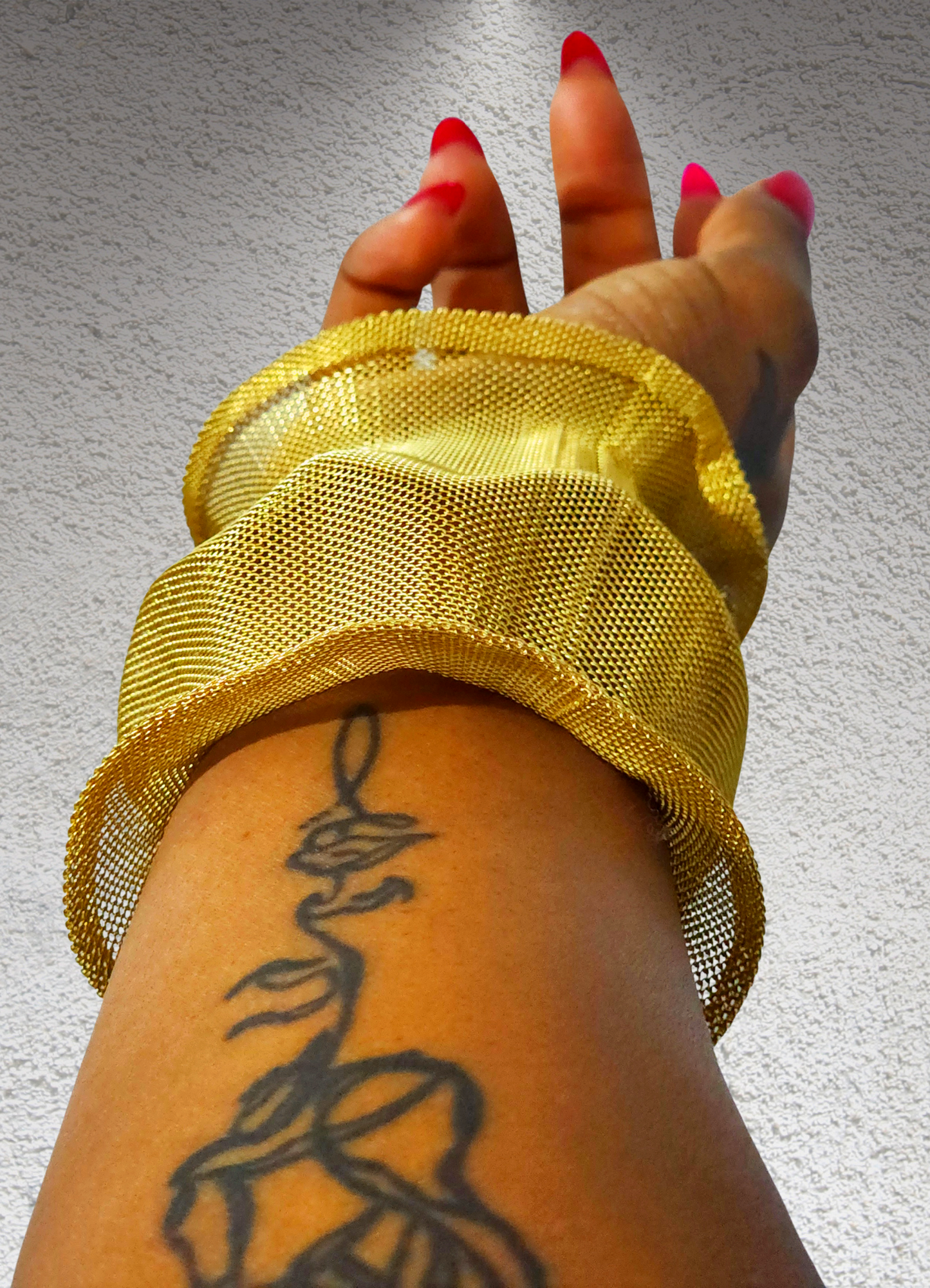 One of a Kind Vintage Mesh Statement Bracelet