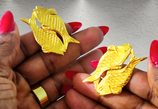 Vintage Fish Earrings