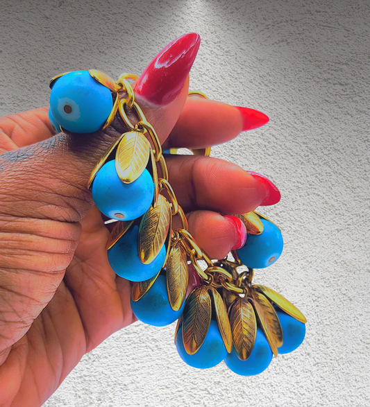 Vintage Lenora Dame Bauble Bead Bracelet